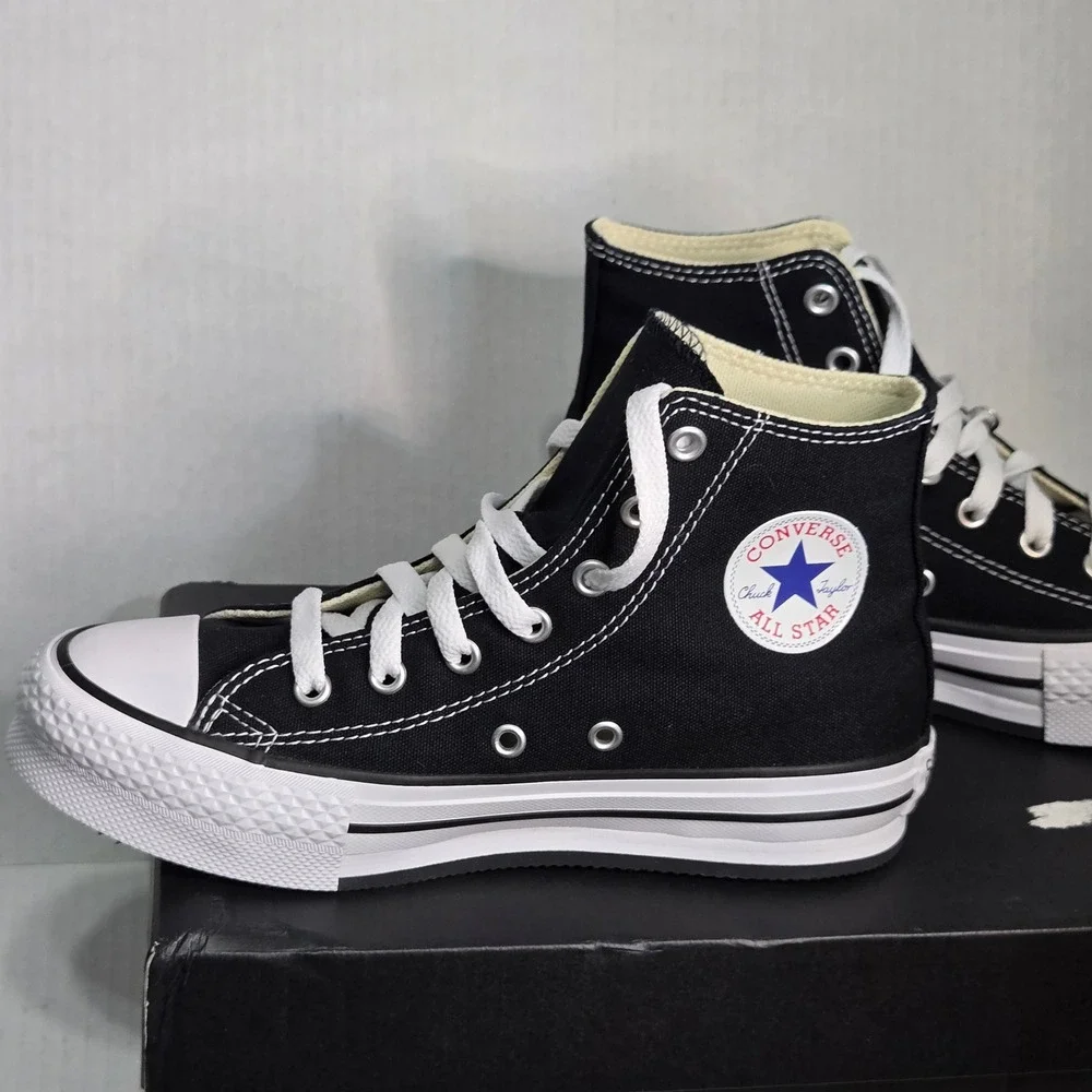 Converse Chuck Taylor NEW All Star EVA Lift Platform High Top Black Youth 3 NIB